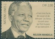 UNG 656 2 fr Nelson Mandela Day Single Mint NH ung656nh